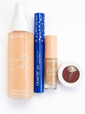 ColourPop Makeup Bundle NIB Shadow Mascara Spray Concealer